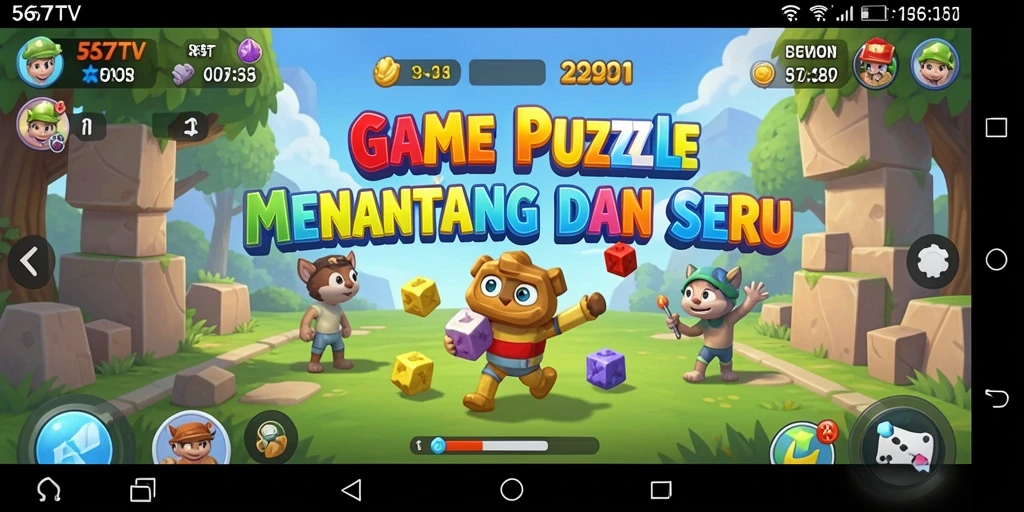 Tangkapan layar utama dari gameplay seru 567TV.