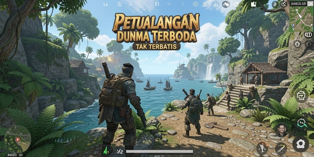 Screenshot gameplay <strong>AA62</strong> menampilkan petualangan seru di dunia terbuka.