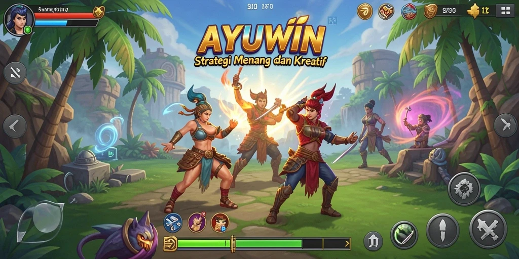 Tampilan gameplay AYUWIN yang menarik dan menantang.