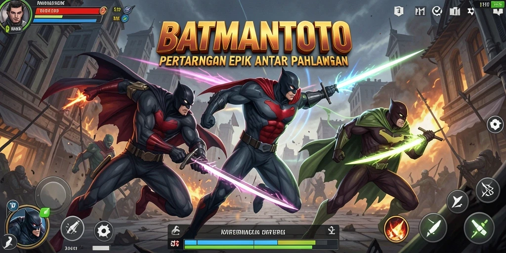 Tampilan mendebarkan pertarungan karakter di <strong>BATMANTOTO</strong> yang penuh aksi.