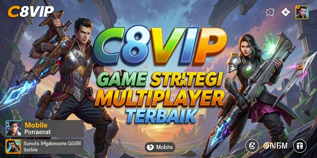 Gameplay menegangkan dan strategi cerdas dalam C8VIP.