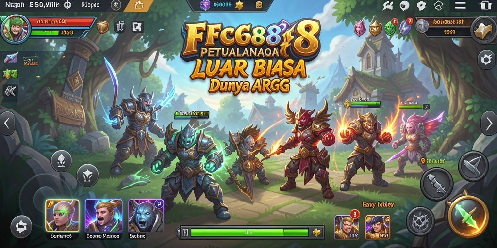Tampilan gameplay epik dalam game ARPG yang penuh aksi.