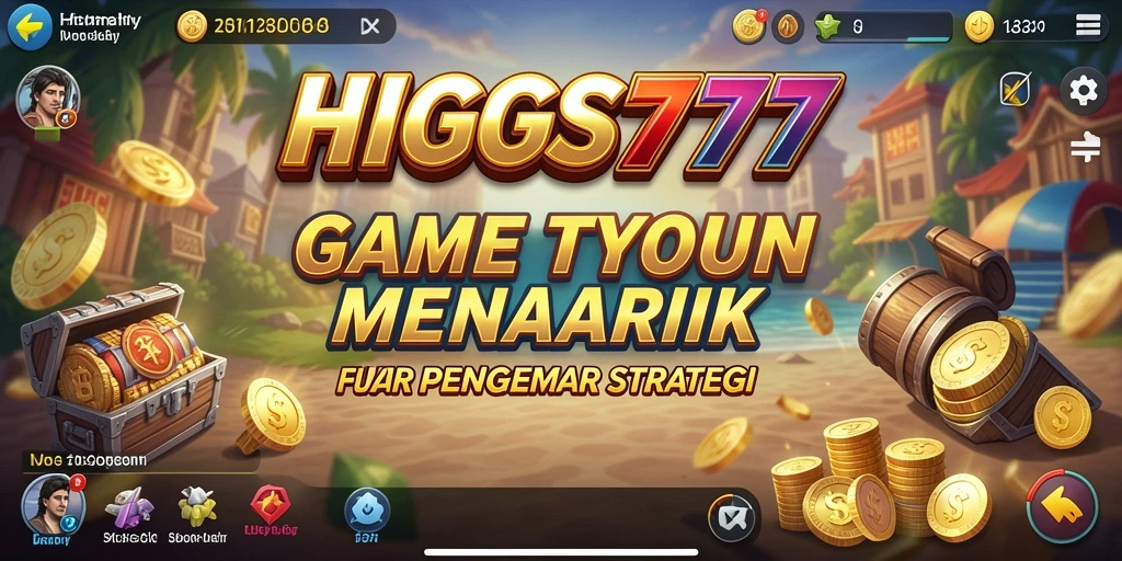 Tampilan menarik dari gameplay HIGGS777 yang mengasah strategi bisnis.