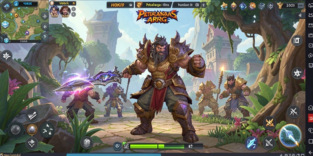 Tampilan menakjubkan dari gameplay ARPG HOKI9 yang seru.