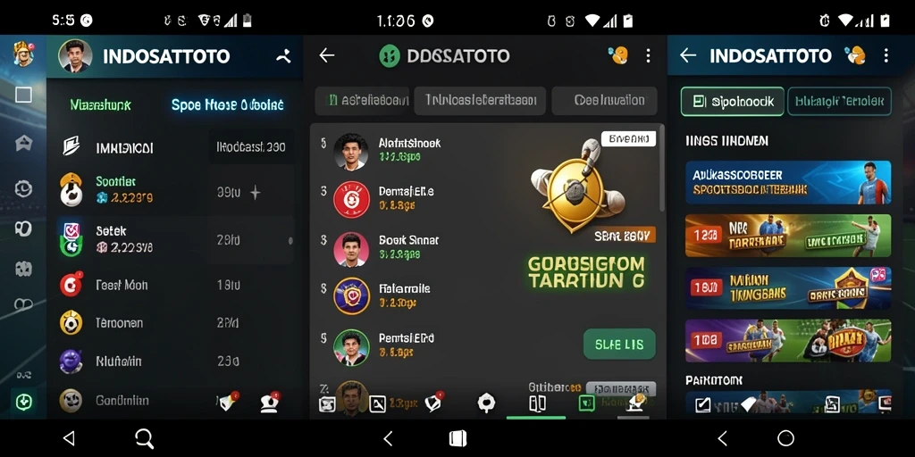Tampilan menarik dan interaktivitas dalam gameplay Sportsbook.