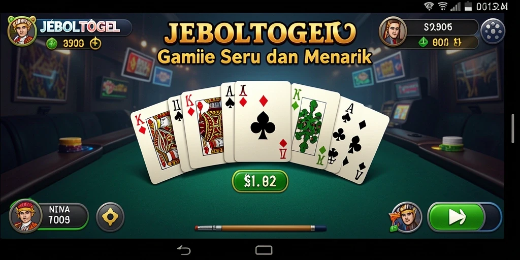 Tampilan gameplay seru dalam JEBOLTOGEL dengan domino yang menantang.
