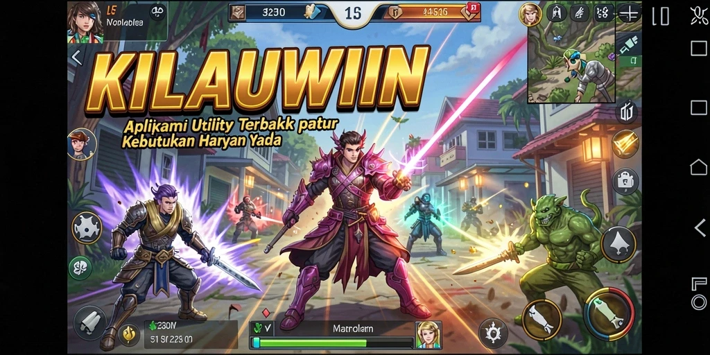 Tampilan antarmuka KILAUWIN yang intuitif dan mudah digunakan.
