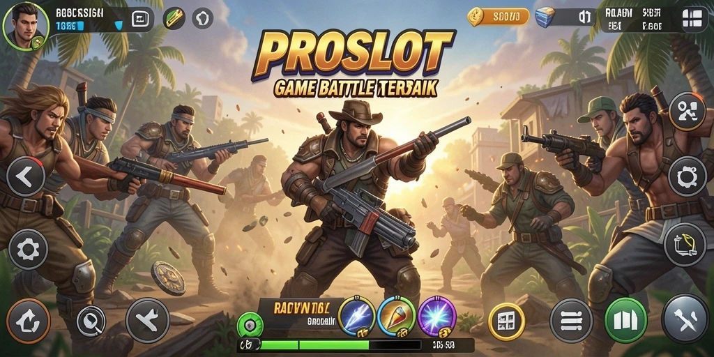Gameplay mendebarkan dalam pertarungan Battle Royale
