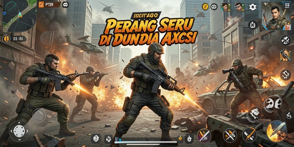 Gameplay mendebarkan PT89 dengan aksi tempur yang menegangkan.
