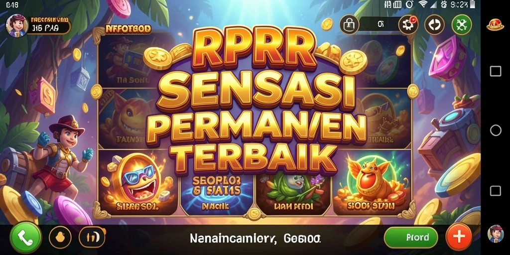 Tampilan utama gameplay RPRR yang menegangkan dan interaktif.