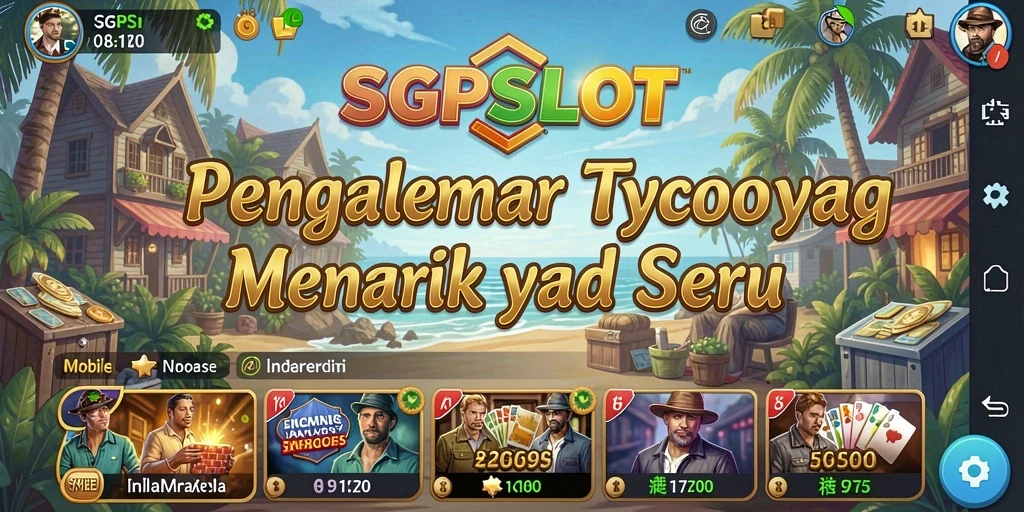 Tampilan gameplay seru dalam dunia Tycoon SGPSLOT.